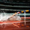Victorian Open Track and Field championships at The MCG. Mens 3000m Steeplechase Final. Toby Med
